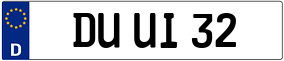 Truck License Plate